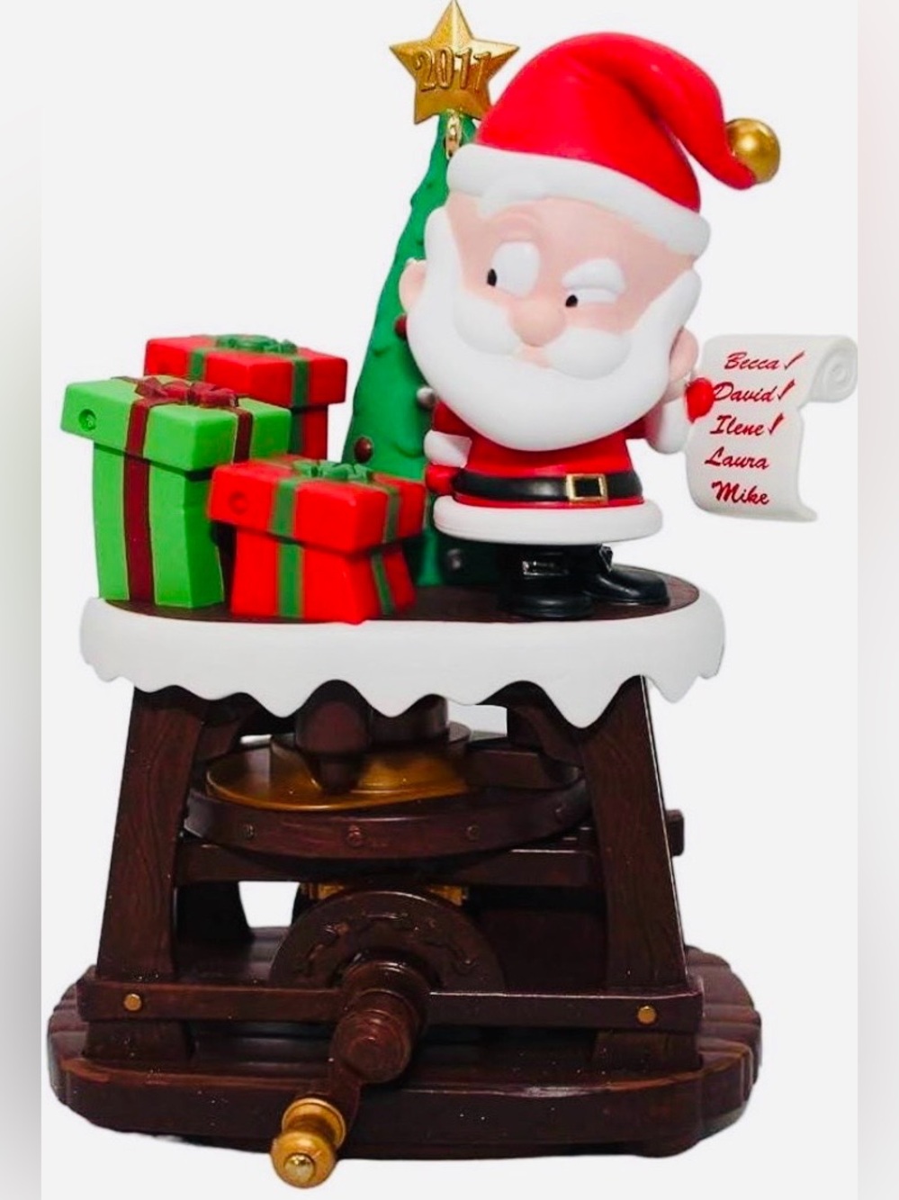 Hide ‘n’ Peek Santa Claus Hallmark Santa Christmas Ornament